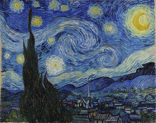 Bức họa Đêm đầy sao của Vincent van Gogh: Sự nhiễu loạn ma thuật