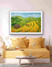 Load image into Gallery viewer, Tranh sơn dầu quê hương &quot;Mùa vàng trên rẻo cao&quot;