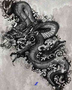 Custom Dragon Tattoo - Thế giới Hội họa