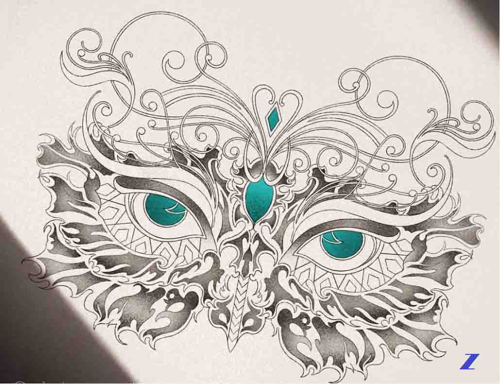 Custom geometric tattoo design by Tattoo Tops artists  Thế giới Hội họa