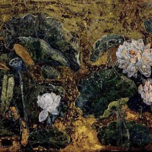 Tranh nghệ thuật "White Lotus"