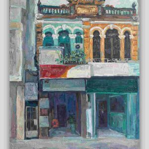 Tranh vẽ Sài Gòn "329 Trần Hưng Đạo"