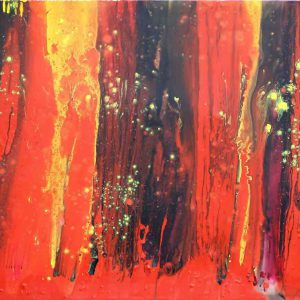 Tranh trừu tượng Ngũ hành "Hỏa 2"