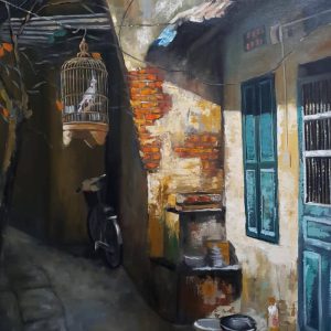 Tranh sơn dầu "Hương nắng mới"