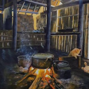 Góc bếp và những chú mèo con