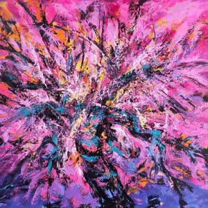 Tranh trừu tượng "Si tình"