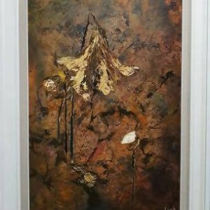 Tranh sơn dầu quê hương "Tâm"