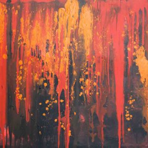 Tranh trừu tượng Ngũ Hành "Hỏa 1"