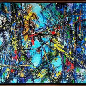 Tranh sơn dầu "Trừu tượng 2"