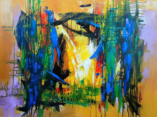 Tranh trừu tượng "triển lãm Mùa thu"