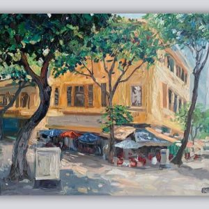 Tranh vẽ Sài Gòn "Yersin - Lê Thị Hồng Gấm"