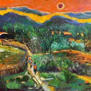 Tranh sơn dầu nghệ thuật "Vùng cổ tích 5"