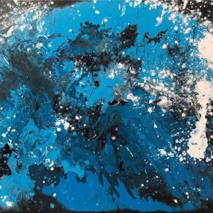 Tranh trừu tượng Ngũ Hành "Thủy 2"