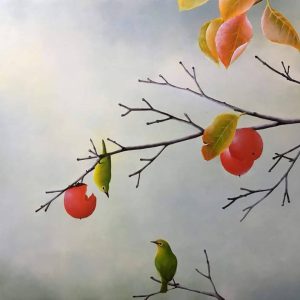 Tranh sơn dầu "Thu ca"