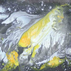 Tranh trừu tượng Ngũ hành "Kim 1"