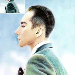 Tranh truyền thần màu A3