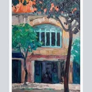 Tranh vẽ Sài Gòn "Hẻm 304 Võ Văn Kiệt"