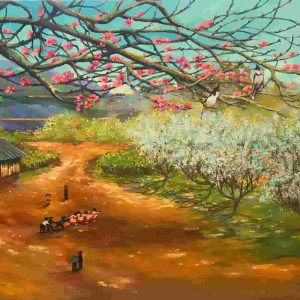 Xuân về trên bản nhỏ