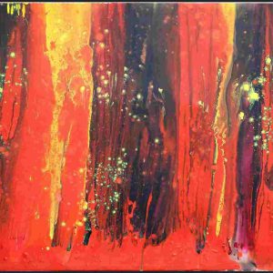 Tranh trừu tượng Hỏa