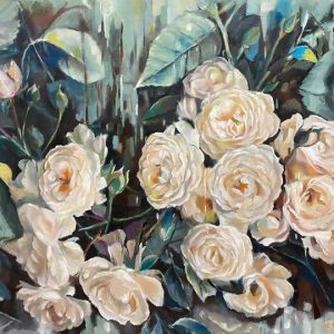 Tranh sơn dầu "My rose"