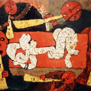 Tranh sơn mài trừu tượng "Giấc mơ"