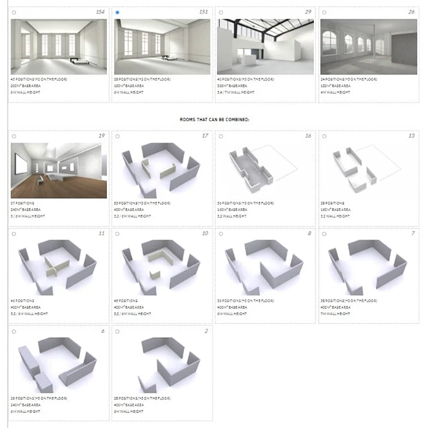 Các phòng đấu giá tranh 3D tại Thế Giới Hội Họa