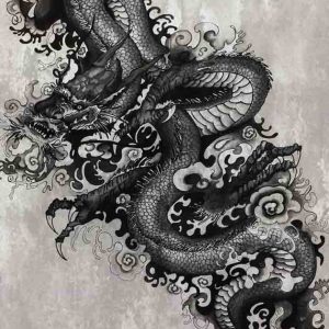 Custom Dragon Tattoo