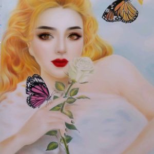 Tranh truyền thần màu A4