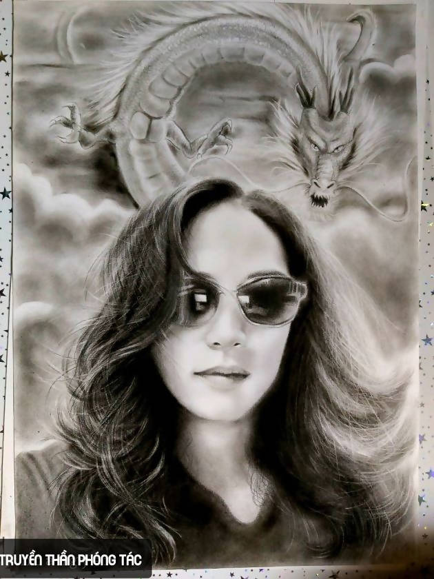Tranh truyền thần màu A3 - Ảnh 4