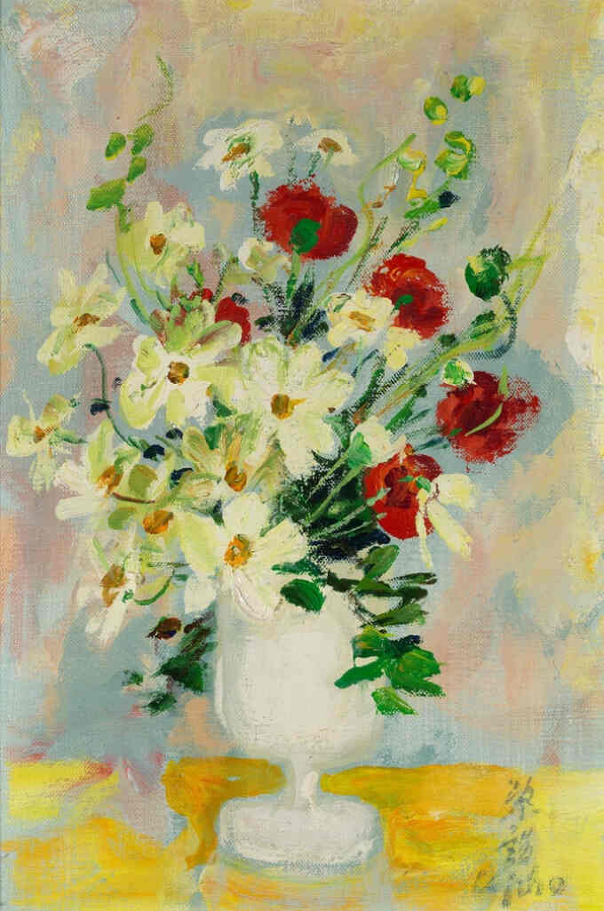 Tác phẩm "Hoa" của danh hoạ Lê Phổ