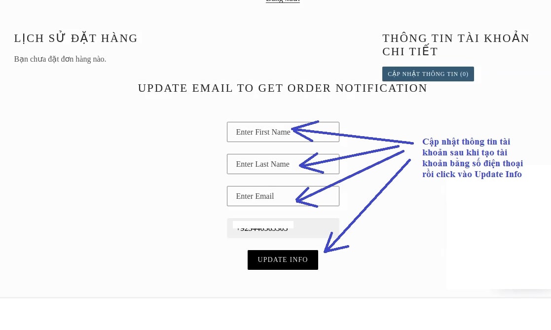 Quý khách hãy cập nhật họ tên và email để có thể tham gia đấu giá trực tuyến theo quy định