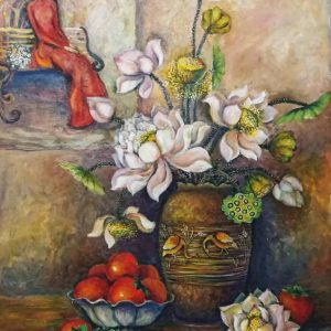 Tranh sơn dầu "Tỏa hương 2"