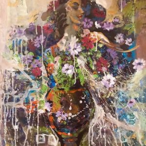 Tranh trừu tượng "Nồng nàn"