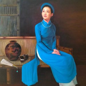 Tranh chân dung nghệ thuật buổi sáng