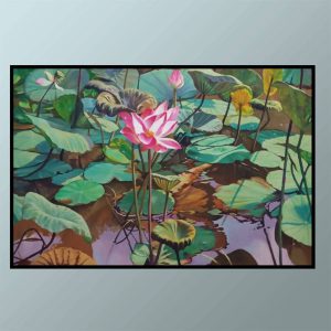 Tranh sơn dầu "Nắng vàng"