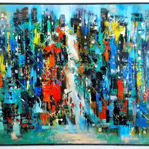 Tranh trừu tượng "Đêm thu"