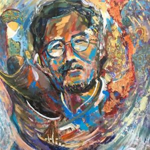 Tranh trừu tượng "Vòng xoáy cuộc đời"