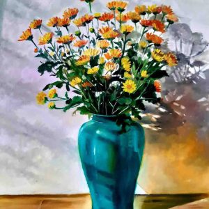 Tĩnh vật hoa "Nắng chiều"