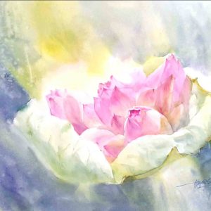 Tranh nghệ thuật "Nụ sen hồng"