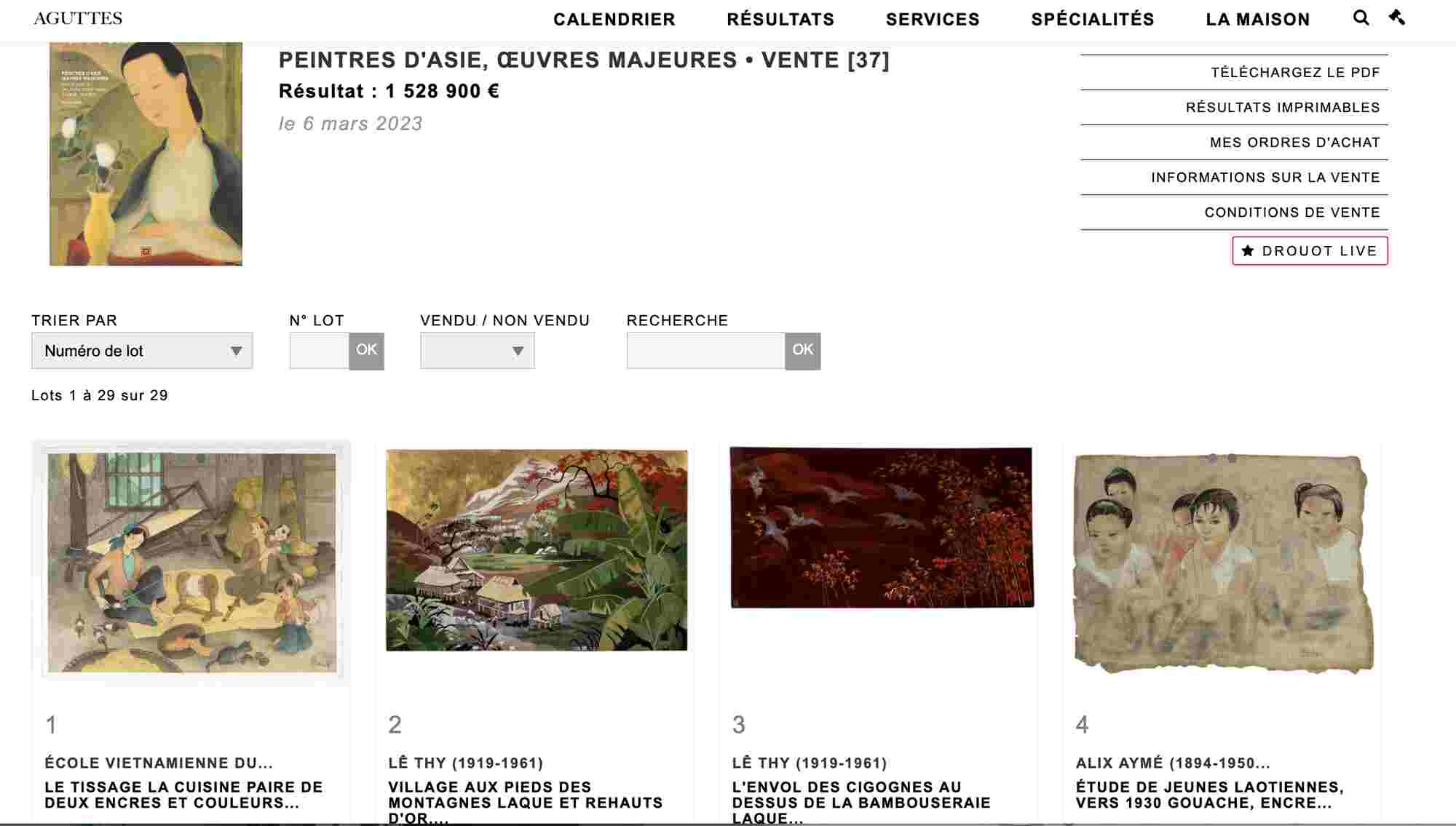 Rất nhiều tác phẩm của các danh hoạ Việt Nam tham gia phiên đấu giá