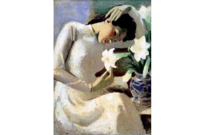 Thiếu nữ bên hoa Huệ - Tô Ngọc Vân