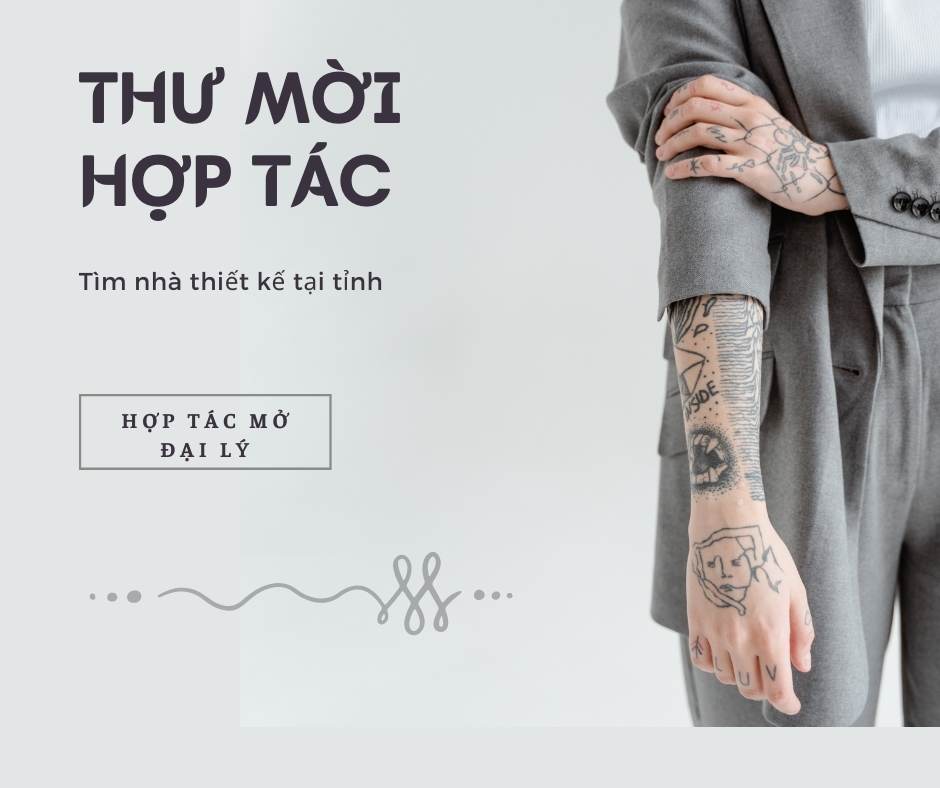 thư mời hợp tác thiết kế hình xăm chuyên nghiệp tại tỉnh