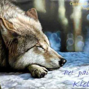 Chân dung sơn dầu kích thước 30 x 41cm