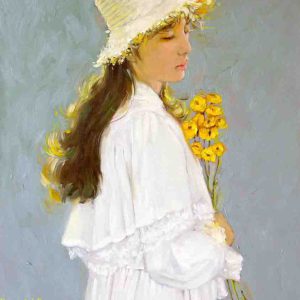 Chân dung sơn dầu kích thước 20x25cm