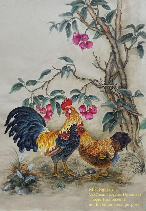 “Tình xuân” của họa sĩ Nguyễn Nhật