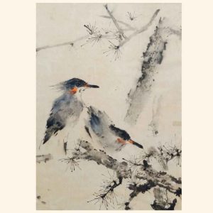 Tranh giấy Dó "Những mùa thu đi qua"