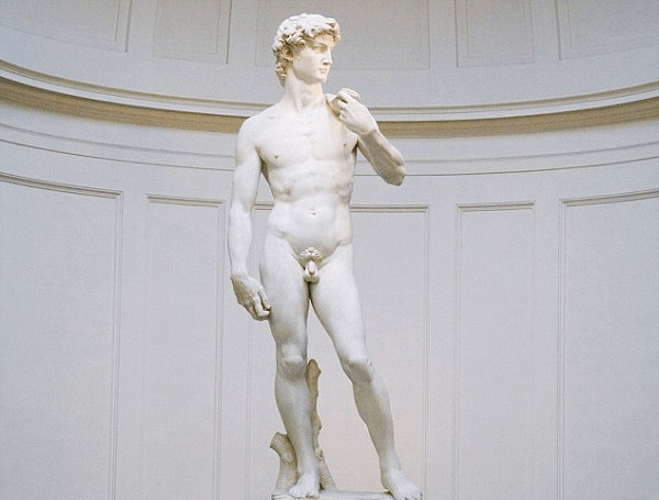 Tượng David nổi tiếng miêu tả Vua David theo Kinh Thánh