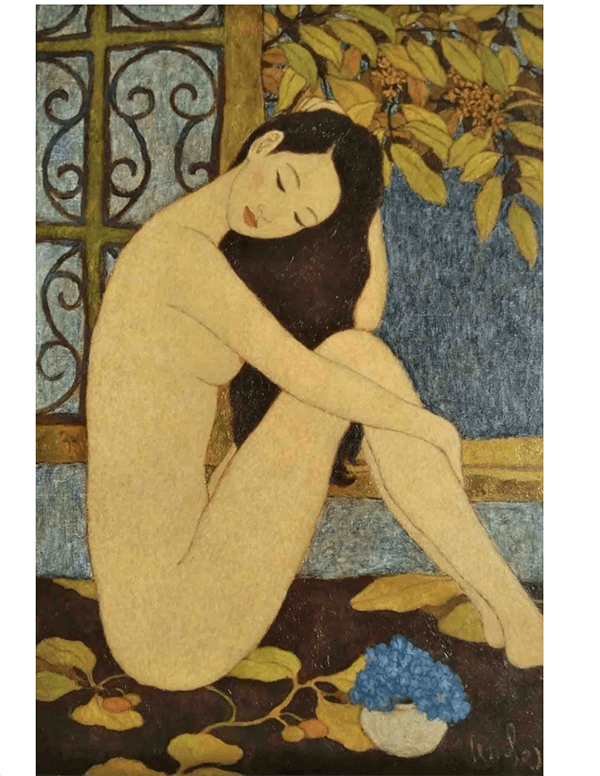 Tranh nude “Hương đêm” của họa sĩ Nguyễn Lê Anh