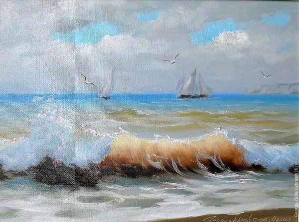 Tranh phong cảnh biển đẹp, Thế giới Hội họa