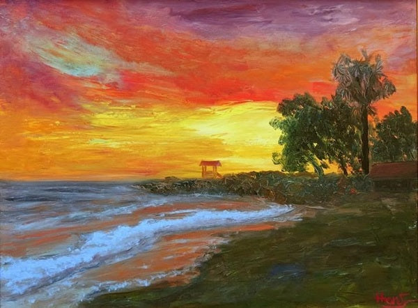 “Sắc màu hoàng hôn” của họa sĩ Trần Thảo Hiền